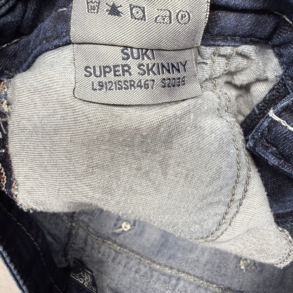 Silver Jeans Co Suki Super Skinny Dark Wash Denim‎ Jeans W27 L33 L9121SSR467 - Picture 16 of 16